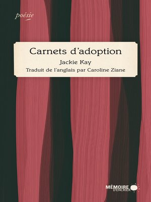 cover image of Carnets d'adoption